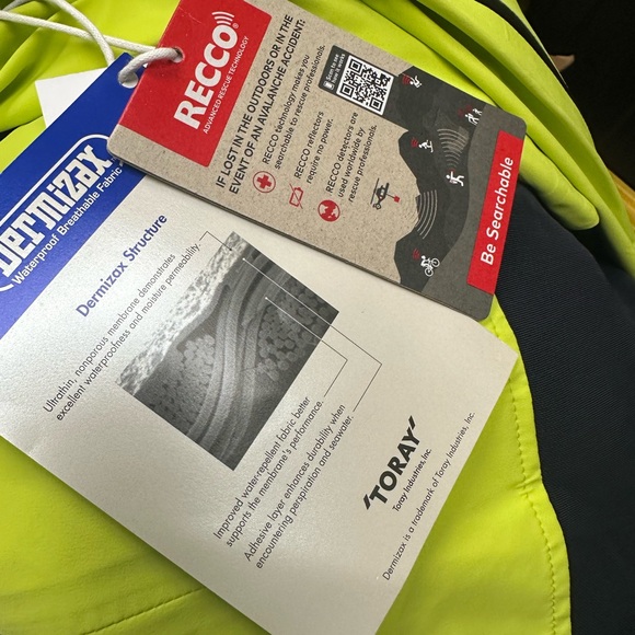 Obermeyer Highlands Shell Ski Bib in Spark New With Tags Size 2XL Pre-Priced $49 - Picture 3 of 3